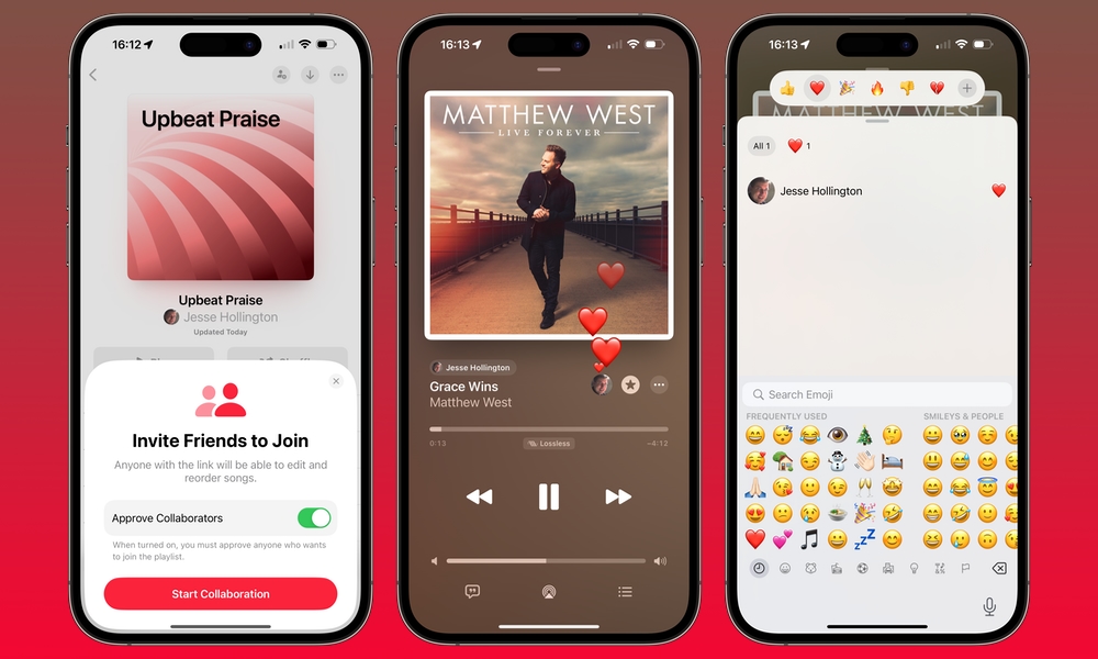 Apple Music теперь предлагает совместные плейлисты