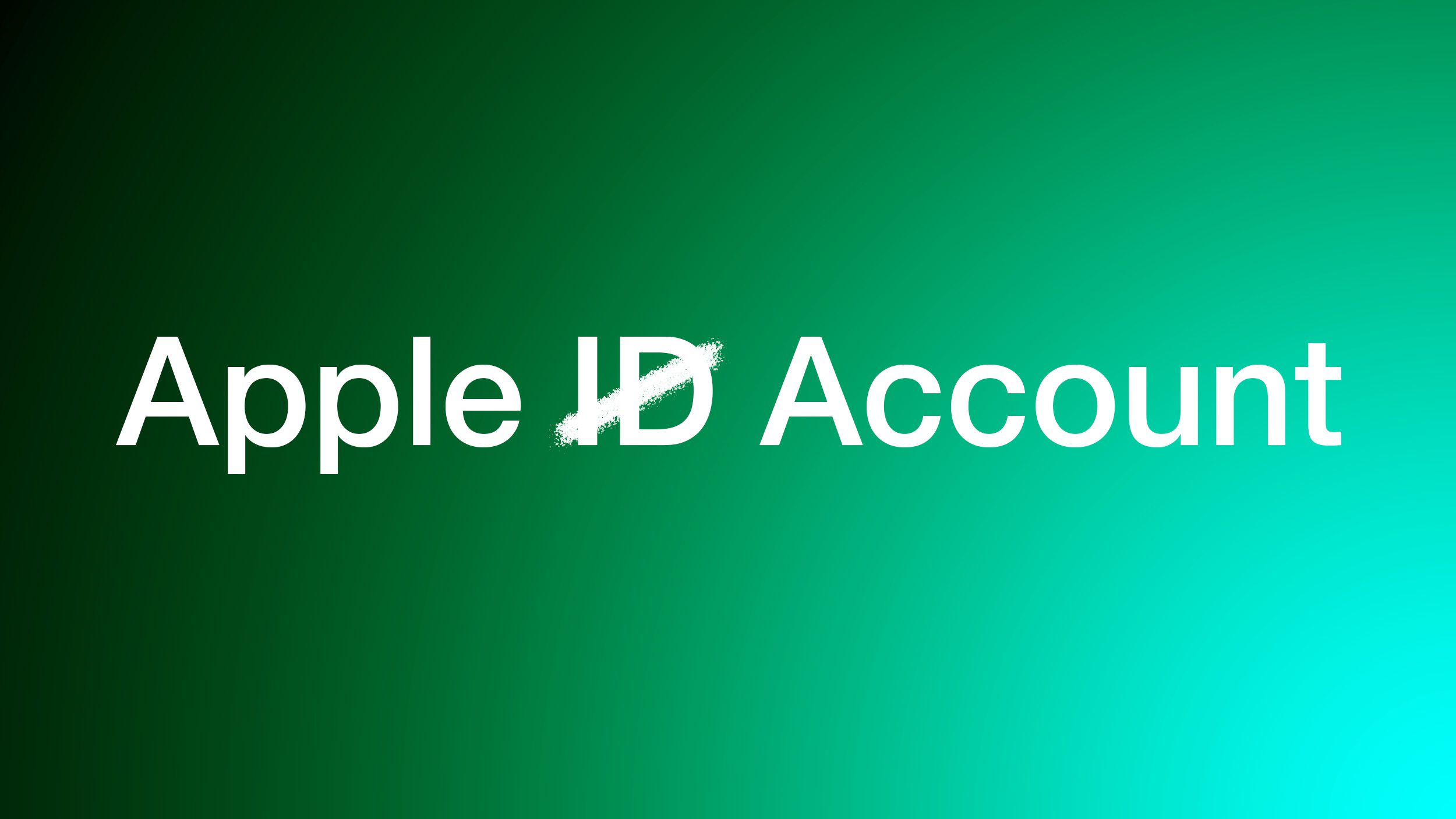 Переименование Apple ID
