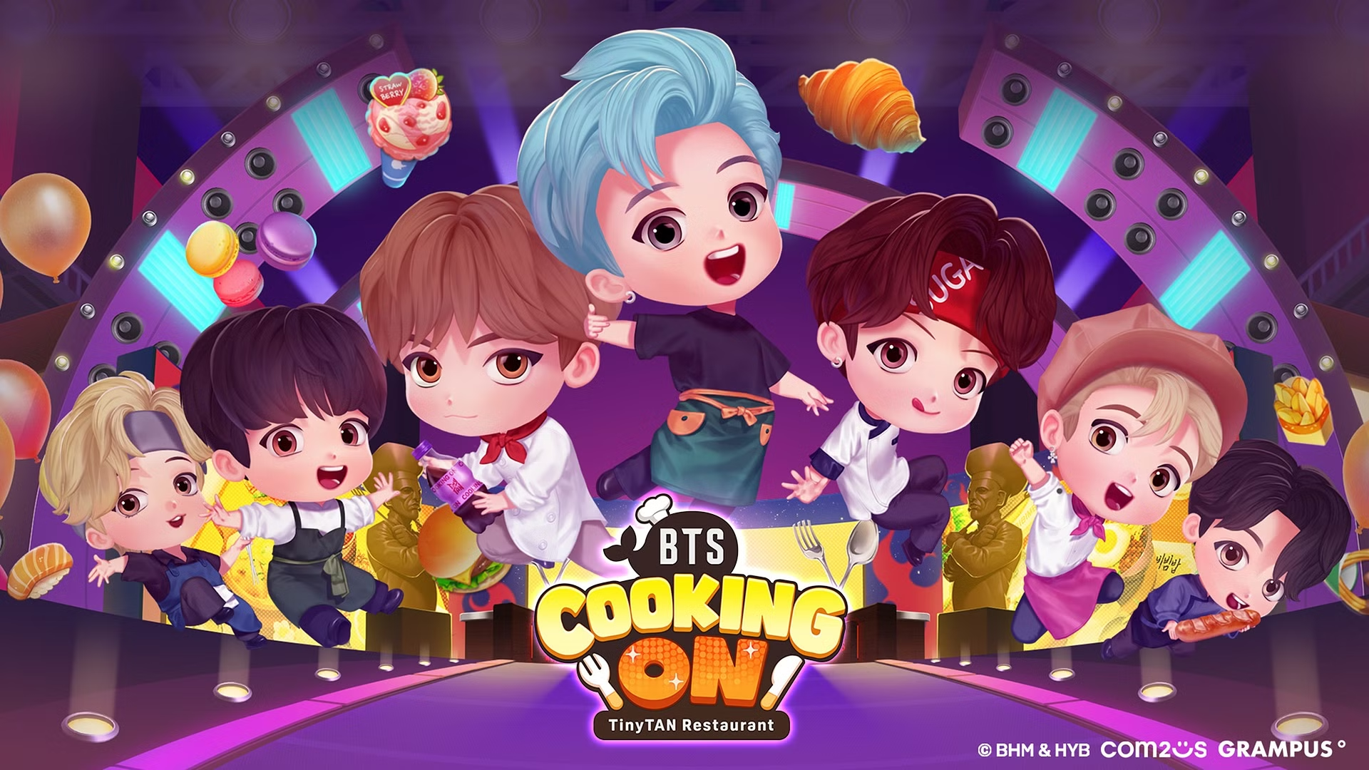 BTS 烹饪：TinyTAN 餐厅