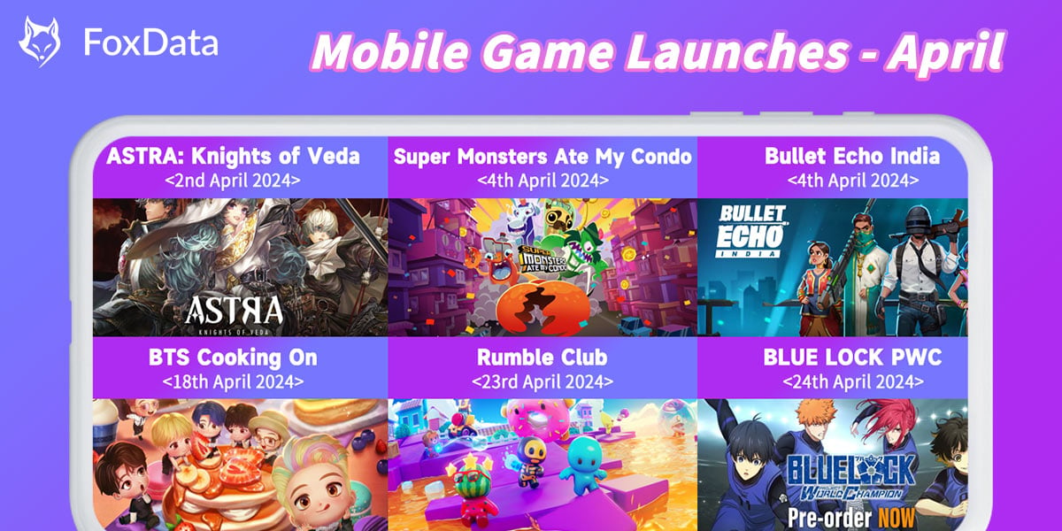 2024년 4월 Android 및 iOS용 최신 인기 모바일 게임