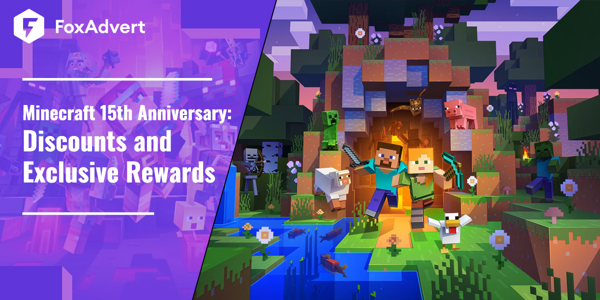 Minecraft 15th Anniversary - FoxAdvert