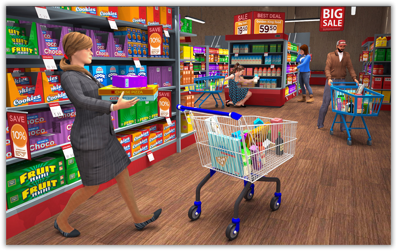 Supermarket Simulator-FoxAdvert