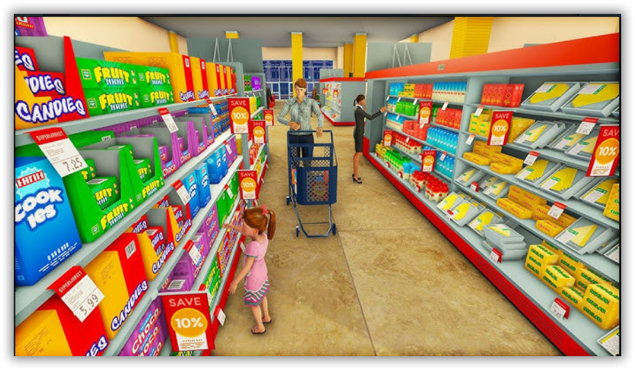 Supermarket Simulator-FoxAdvert