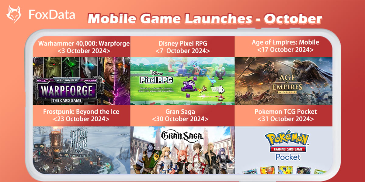 Jeux mobiles à venir pour Android et iOS en octobre 2024