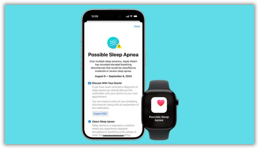 iOS 18.1 sleep apnea detection