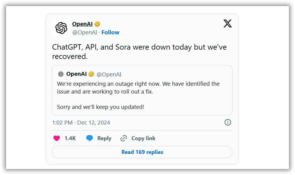 OpenAI Tweet