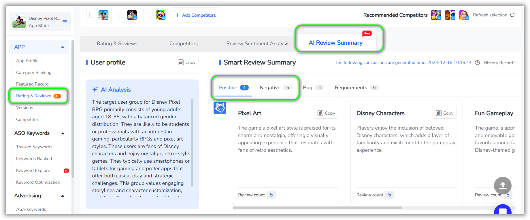 FoxData's AI Summary Review Feature