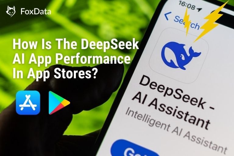 앱 스토어에서 DeepSeek AI 앱의 성과는 어떤가요?