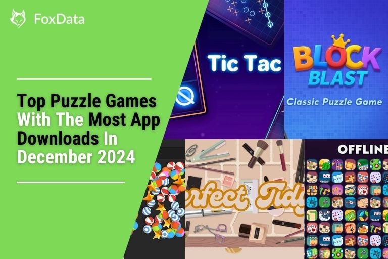 Meilleurs jeux de puzzle avec le plus de téléchargements d'applications en décembre 2024