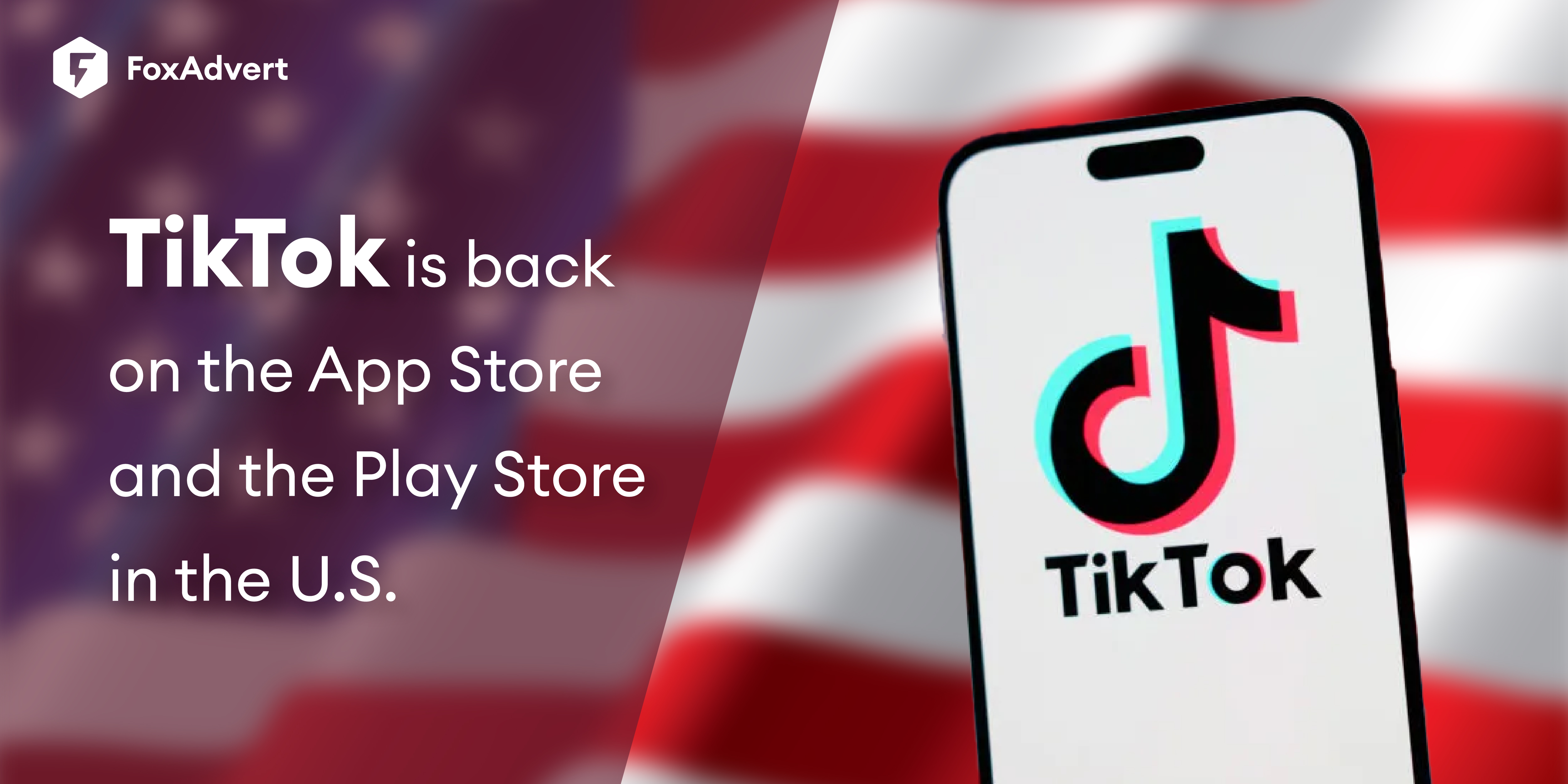 TikTok Returns to U.S. App Stores