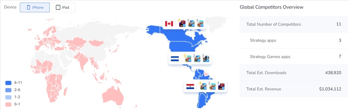 Aperçu mondial - FoxData