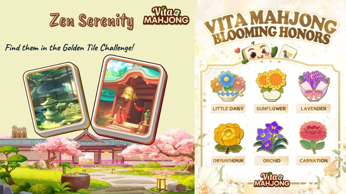 Vita Mahjong- Gold Tile Challenge