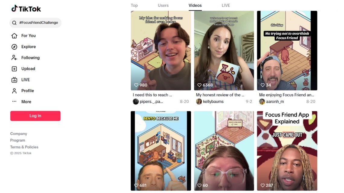Focus Friend Tik Tok Challenge