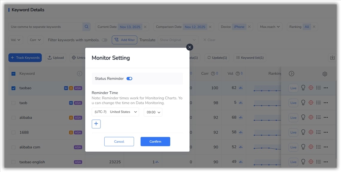 Monitor Settings- FoxData