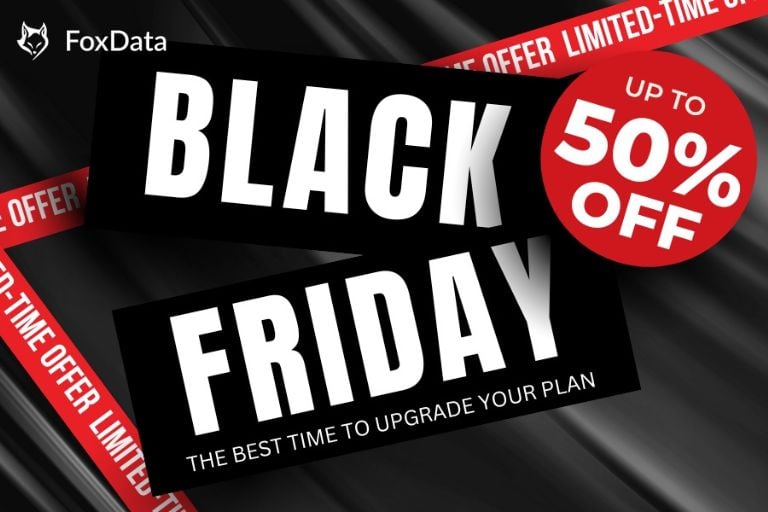 Black Friday FoxData 2025 — Jusqu’à 50 % de réduction sur notre plus grande offre de l’année