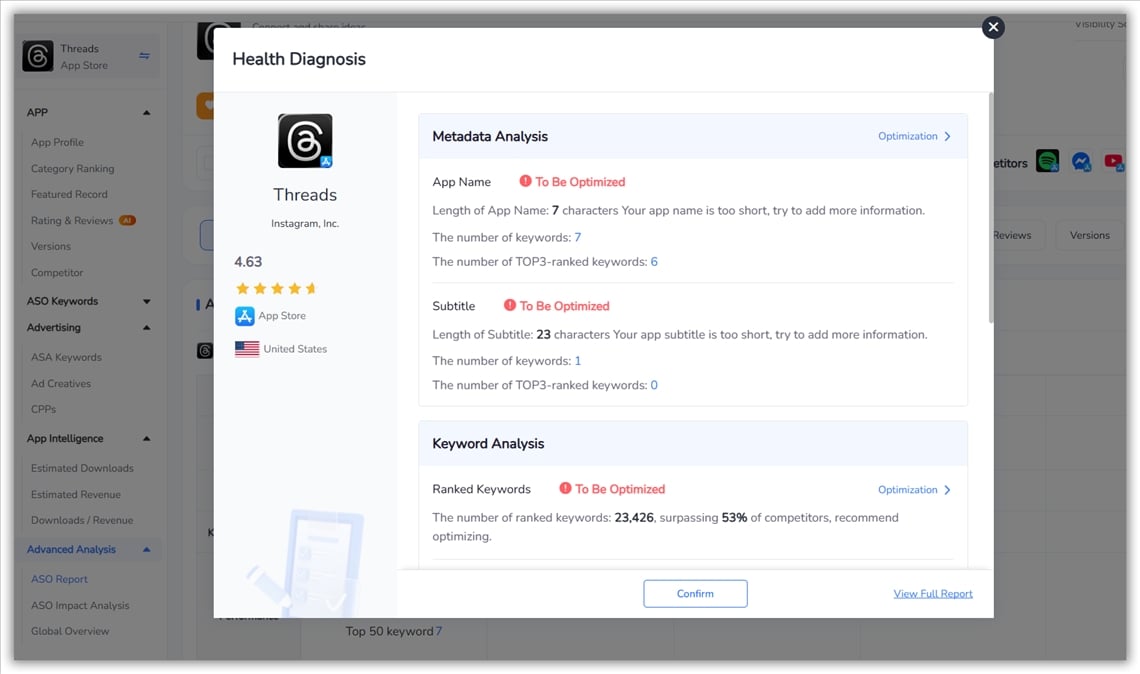 Health Diagnosis- FoxData