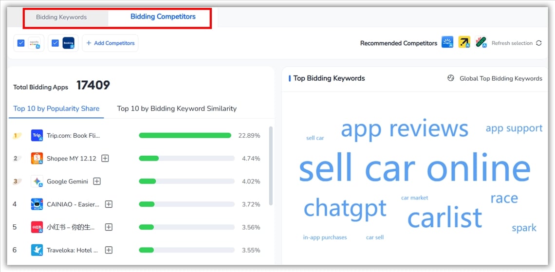 ASA 입찰 키워드