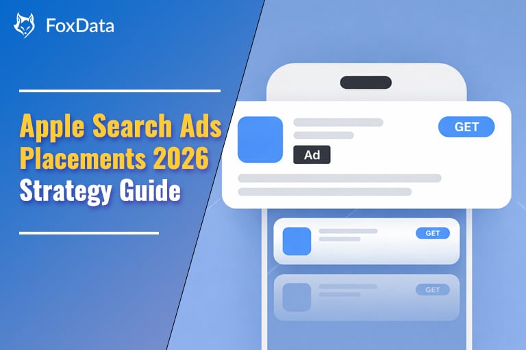 Продвигайте приложение с Apple Search Ads 2026: Today Tab, Search Tab, Search Results и Product Pages