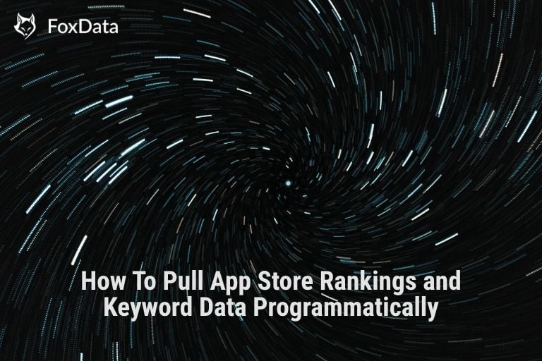 プログラムでApp Storeのランキングとキーワードデータを取得する