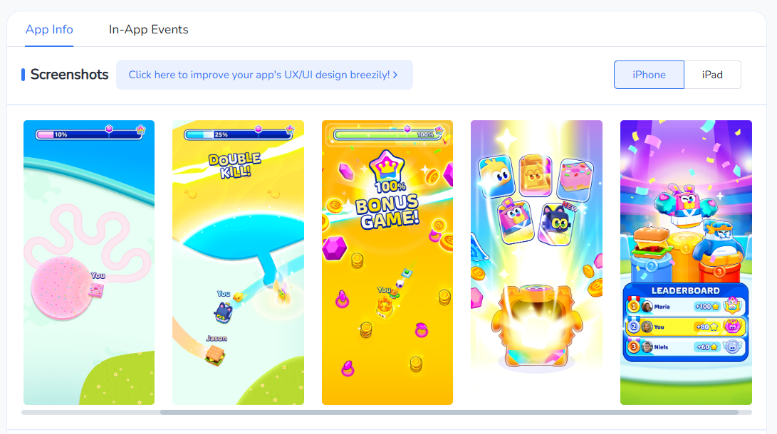 超休闲游戏 paper.io 2 的应用截图示例 | FoxData