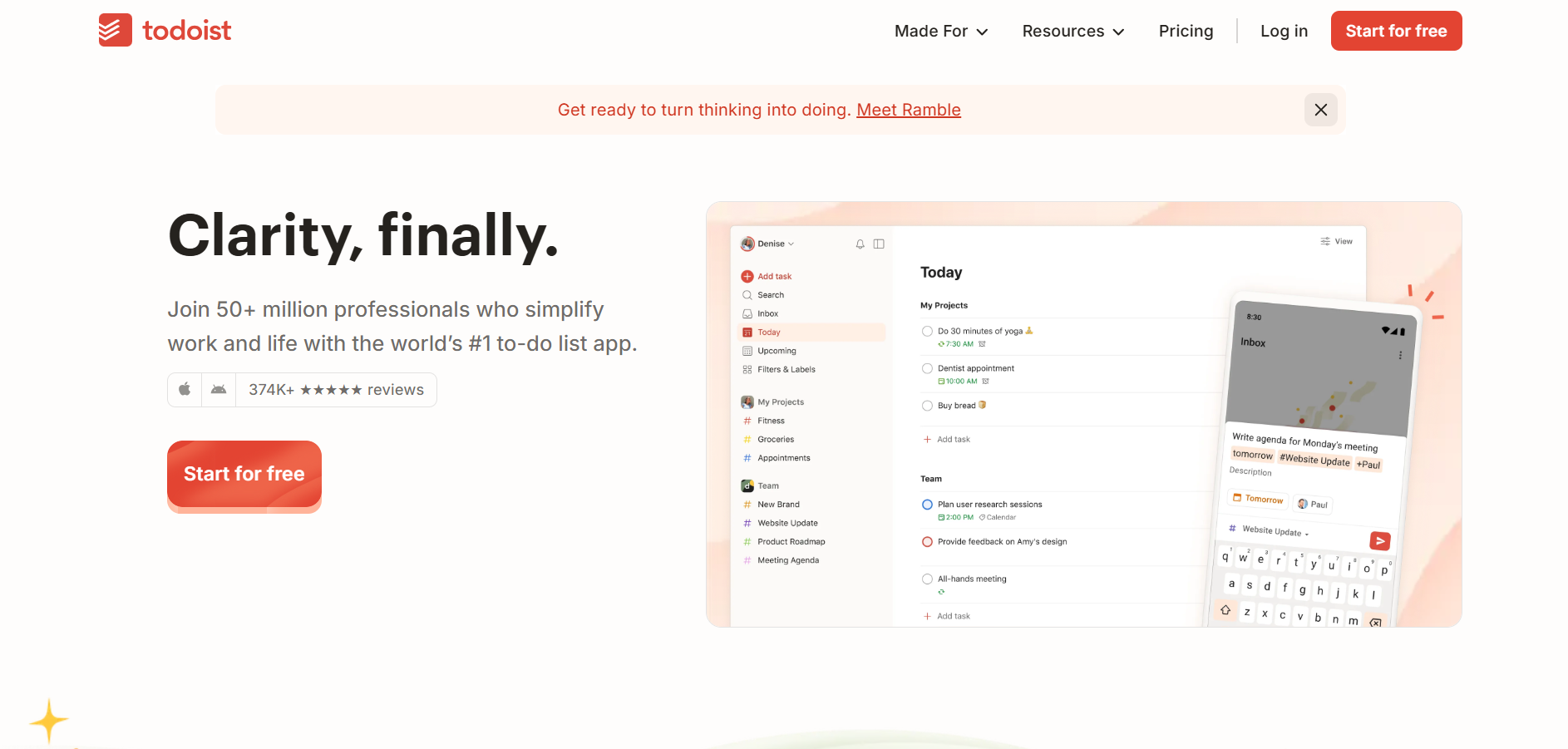 Todoist website | Foxdata