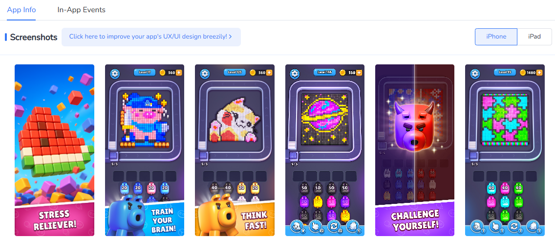 Pixel Flow! App Screenshots