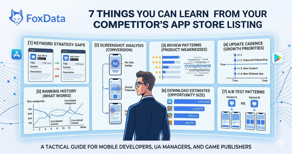 7 Enseignements Clés des Fiches App Store Concurrentes