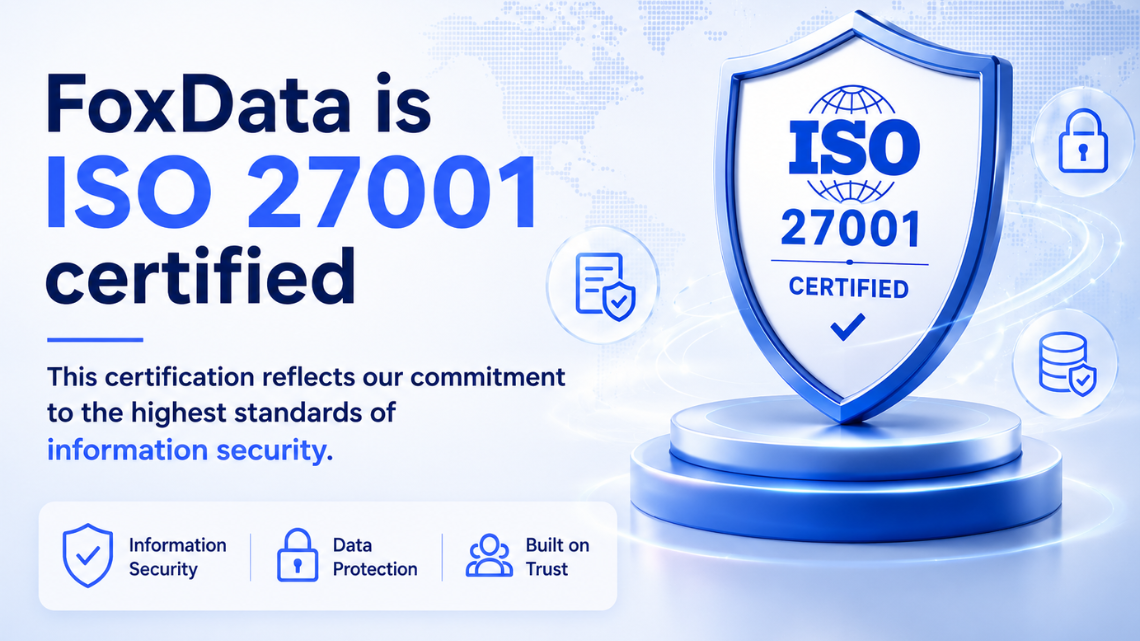 FoxData ISO 27001 Certification