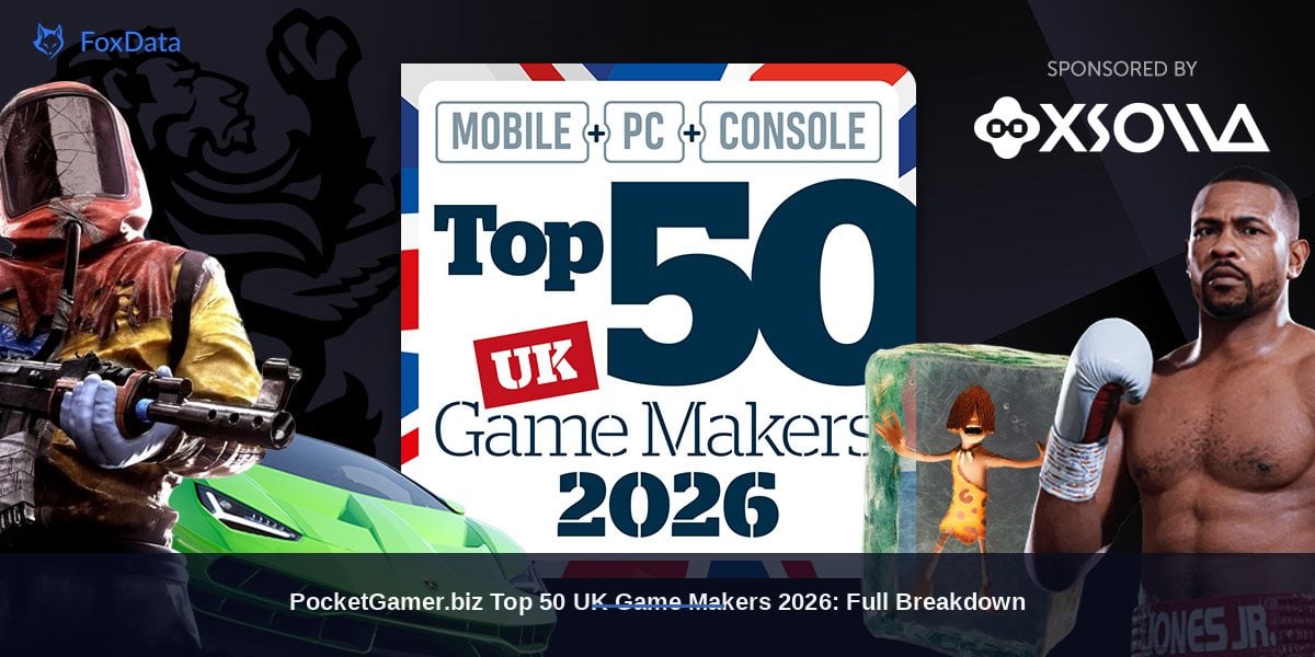 Top 50 UK Game Makers 2026