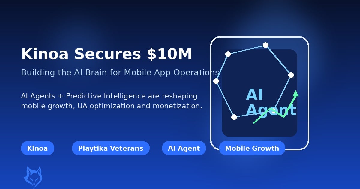 Kinoa Secures $10M: How Playtika Veterans Are Building the AI Brain for Mobile App Operations