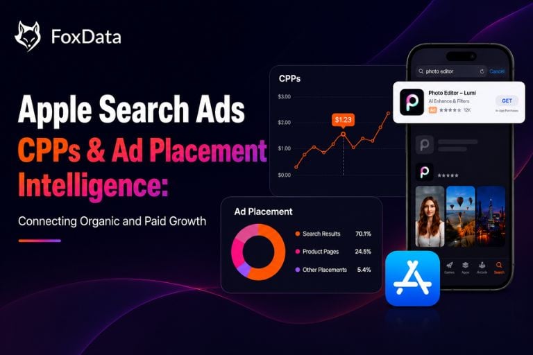 Apple Search Ads CPP & Placement Intelligence: FoxData's New Tools for ASA Growth in 2026