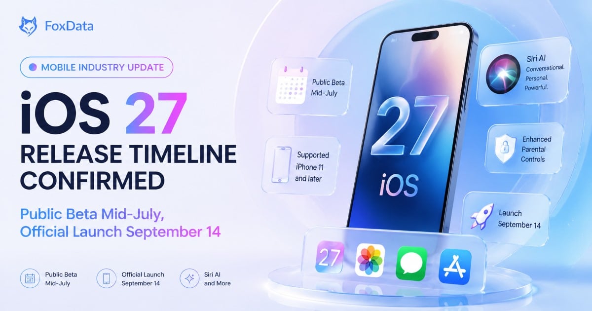 IOS 27 realase