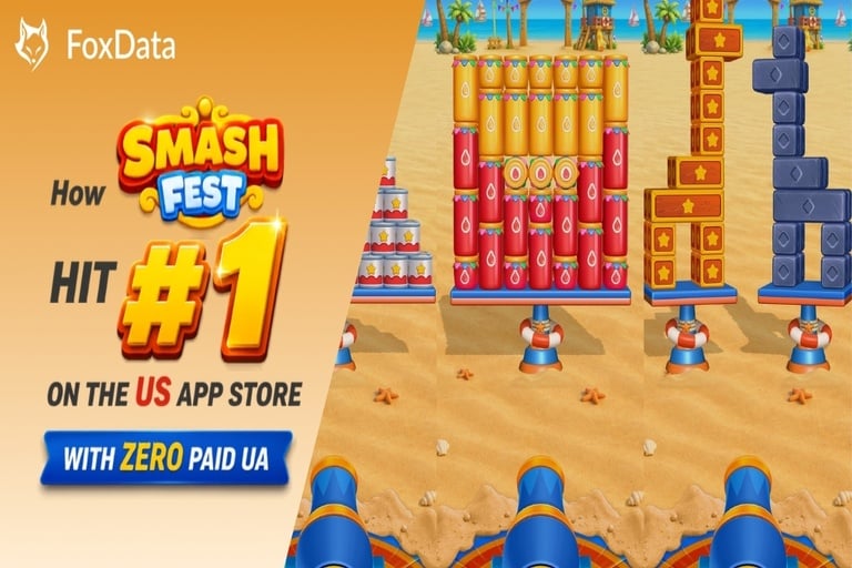 How Smash Fest! Hit #1 on the US App Store With Zero Paid UA—and What It Means for Hybrid Casual