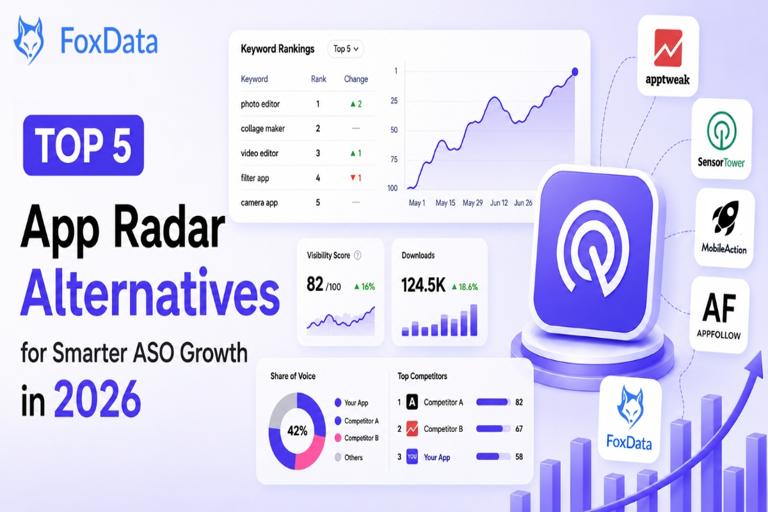2026年に向けたスマートなASO成長のためのApp Radar代替ツールTop5
