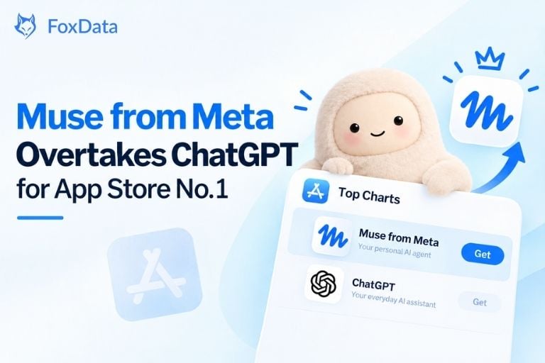 Muse from Meta Overtakes ChatGPT for App Store No. 1