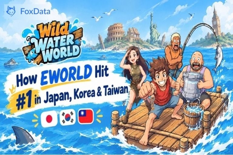 Wild Water World: как EWORLD вышла на первое место в Японии, Южной Корее и на Тайване
