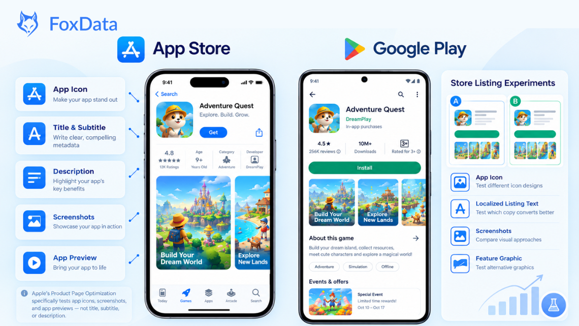 Product Page Optimization, store listing experiments