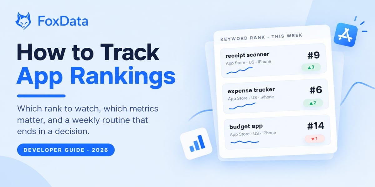 How to Track App Rankings in 2026: A Complete Guide for Developers