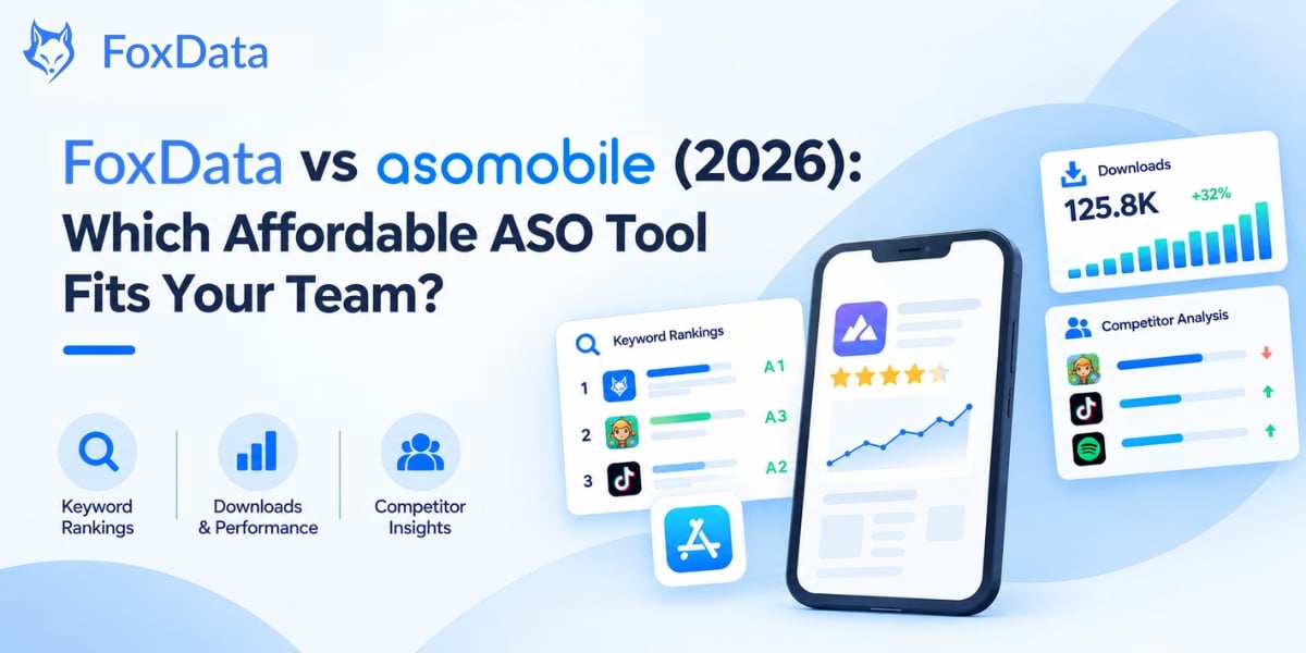 FoxData vs ASOMobile (2026): Which Affordable ASO Tool Fits Your Team?