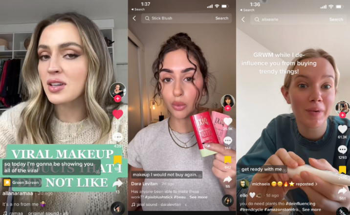 Les créateurs TikTok qui pratiquent le désinfluencage